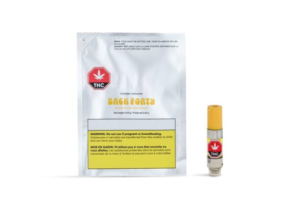 cannabis-Back Forty - Super Lemon Haze 510 Cartridge