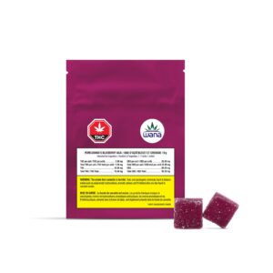 cannabis-WANA - Pomegranate Blueberry Acai 5-1 Sour Soft Chews