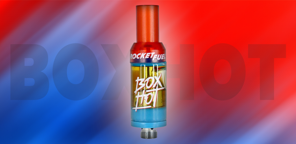 boxhot retro rocket fuel vape banner