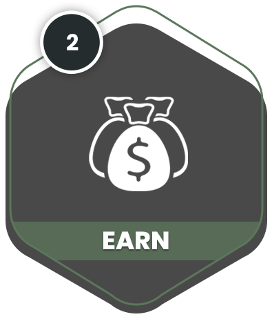 earn icon background