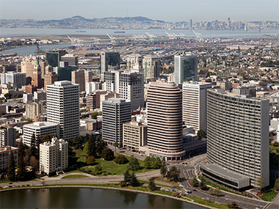 oakland california skyline view