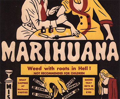 old anti marijuana poster