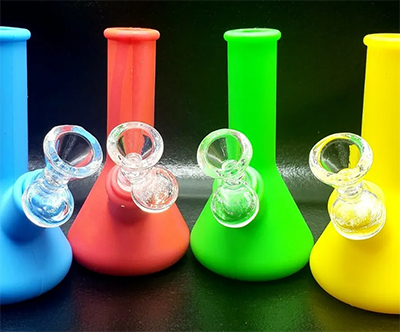 colourful silicone bongs