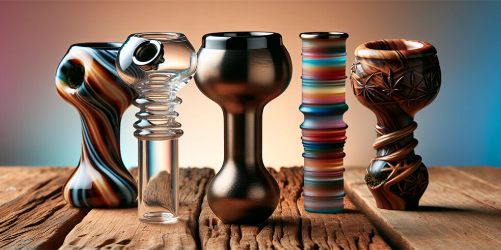 different cannabis pipes