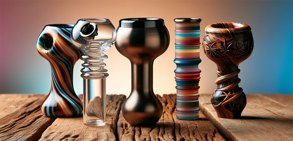 different cannabis pipes