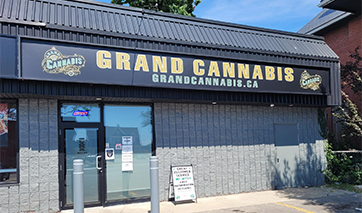 grand cannabis dunnville dispensary exterior