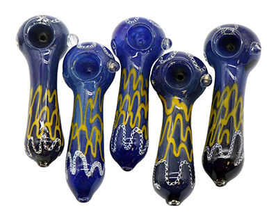 stylish glass cannabis pipes