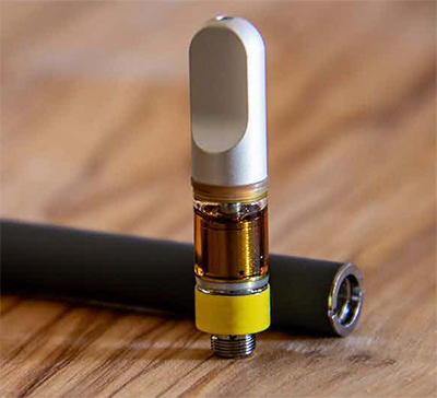 vaporizer cartridge on table