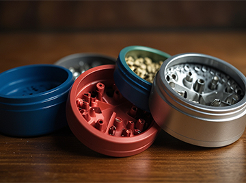 cannabis grinders different colours