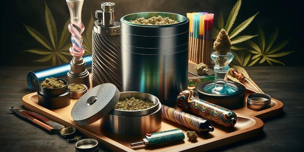 various cannabis accessories