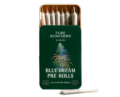 pure sunfarms blue dream prerolls