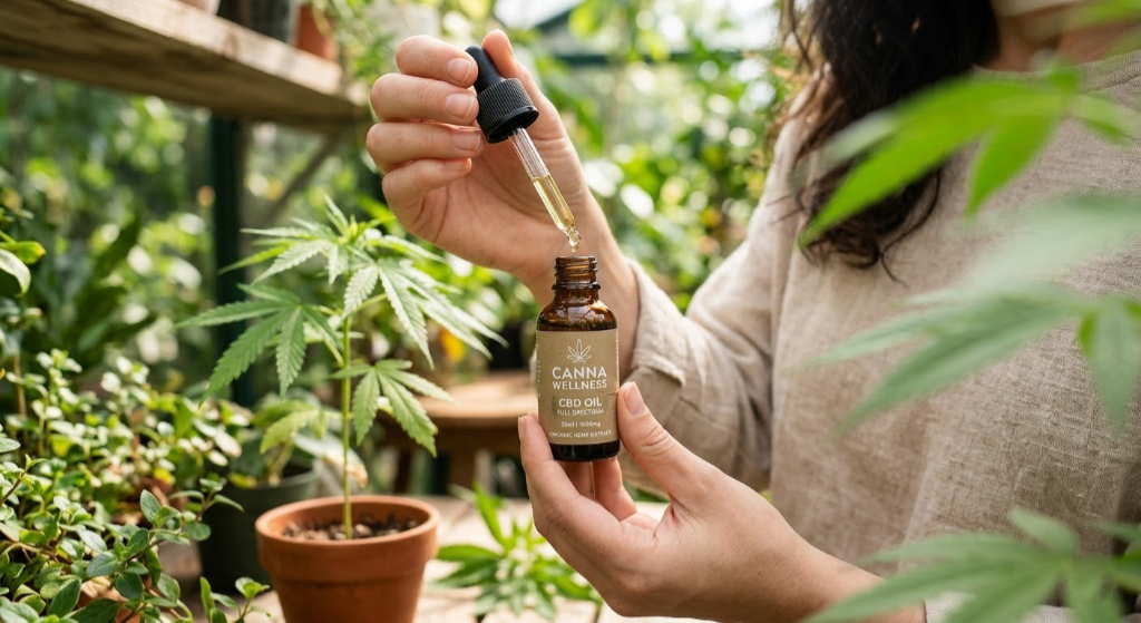 cannabis plants and cbd oil