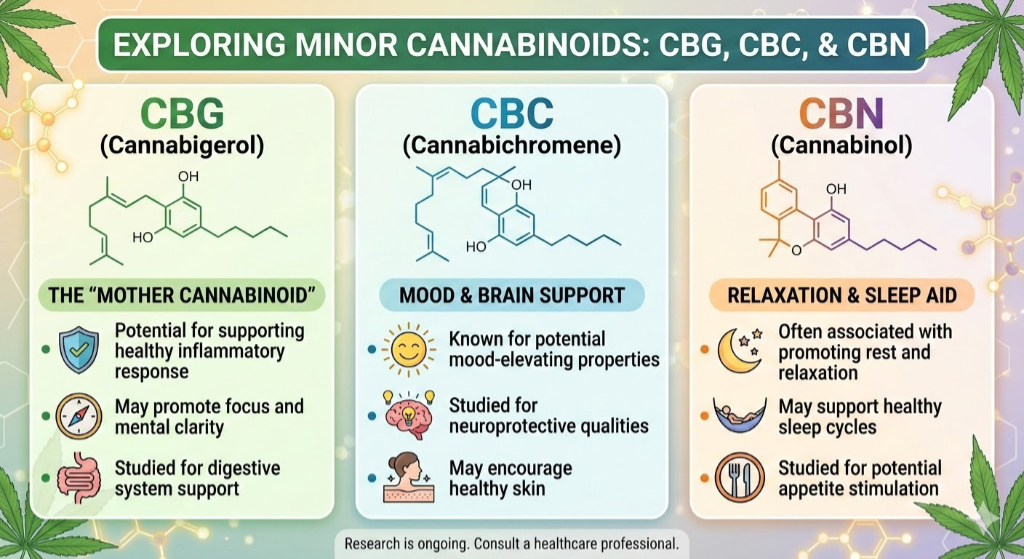 minor cannabinoids cbg cbc cbn