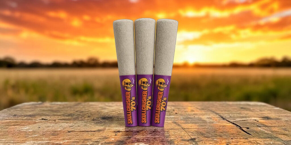 Skullcrusher 70's by RAD - Iced Raspberry - Quad Diamond Infused Pre-Roll