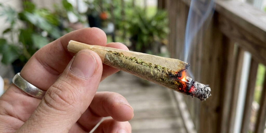 cannabis joint canoeing