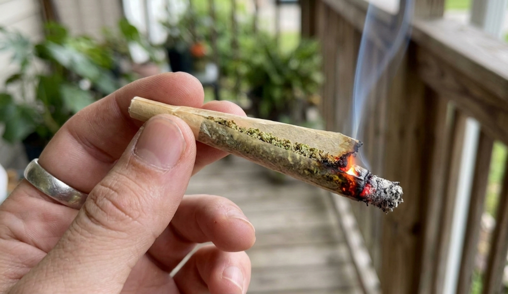 cannabis joint canoeing
