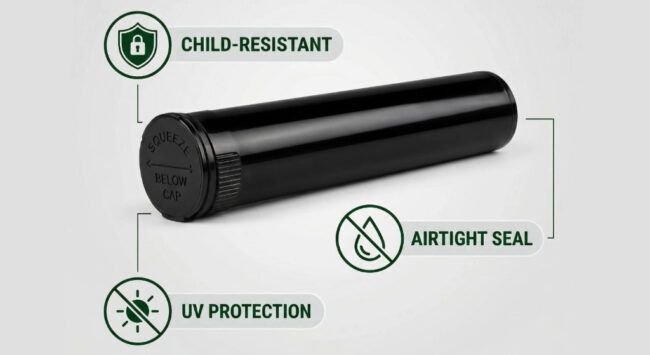 cannabis preroll packaging