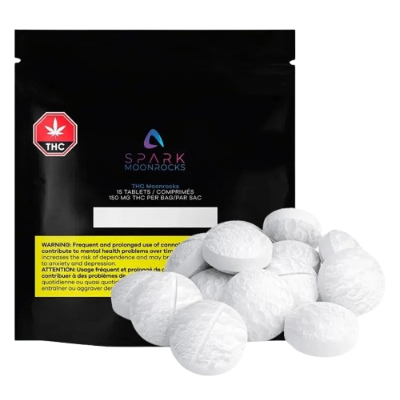 spark thc moonrocks with packaging